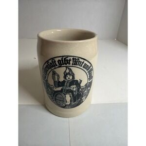 Vintage GMT Co Germany Stoneware Beer Stein Gerstensaft gibt Mut und Kraft Mug